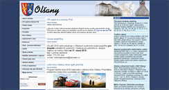 Desktop Screenshot of olsany.cz